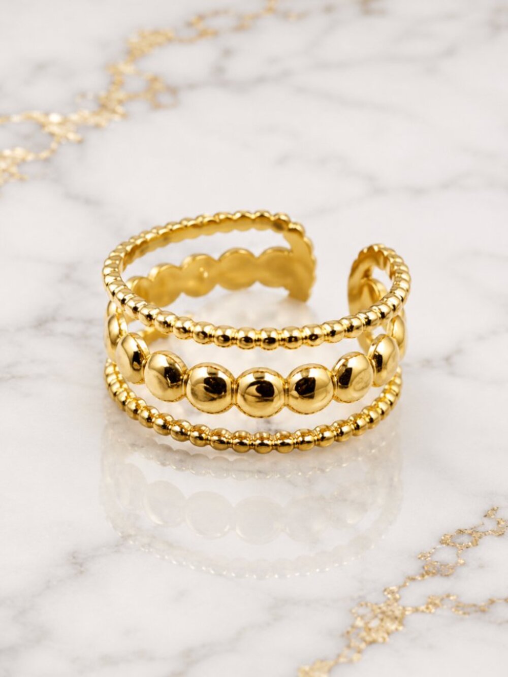 "Porter" Waterproof Ring Stack Adjustable - Picture 2 of 2